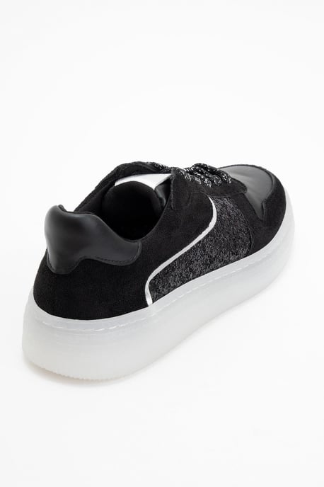Felipe Glitter Leren Sneakers Dames - Image 3