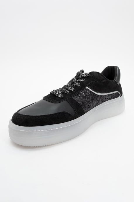 Felipe Glitter Leren Sneakers Dames - Image 4