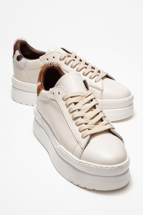 Anabel Leather Platform Sneakers Women - Image 2