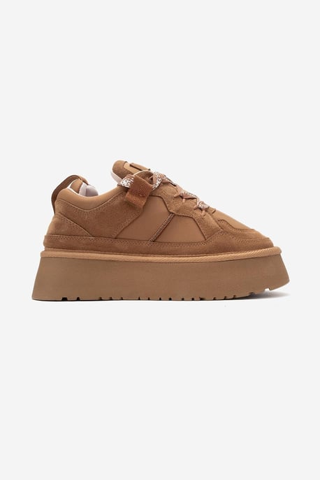 Riven Leren Platform Sneaker Dames - Image 6