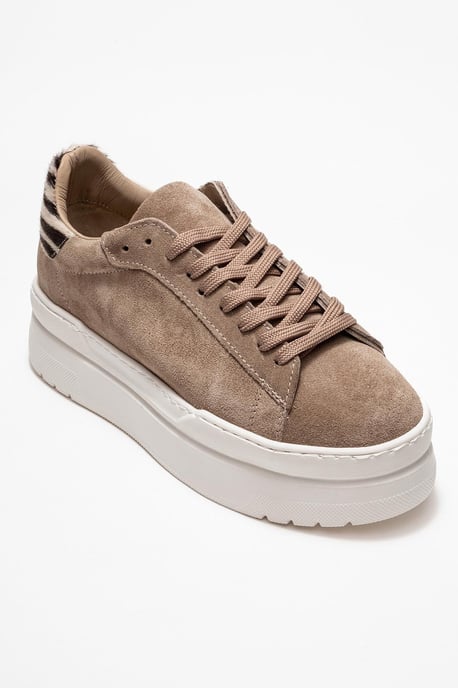 Anabel Leren Platform Sneakers Dames - Image 1