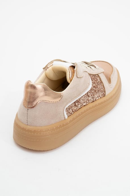 Felipe Glitter Leren Sneakers Dames - Image 3