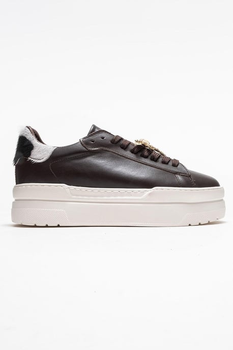 Laren Leren Gesp Sneakers Dames - Image 6