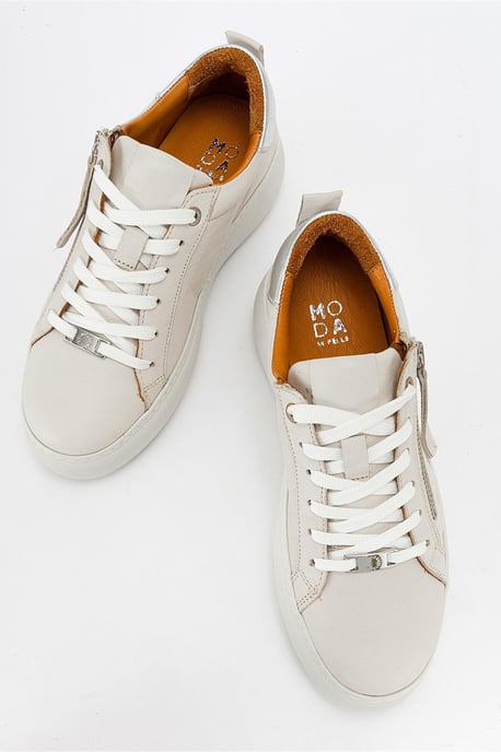 Allie Leather Zip Sko Women - Image 2