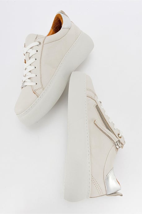 Allie Leather Zip Sko Women - Image 5