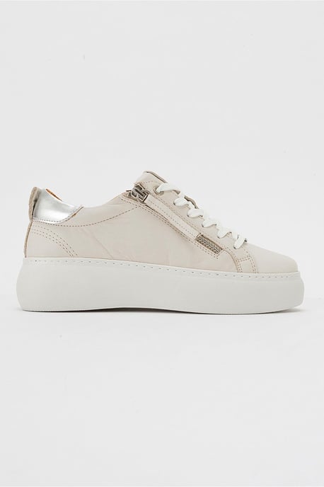 Allie Leather Zip Sko Women - Image 6