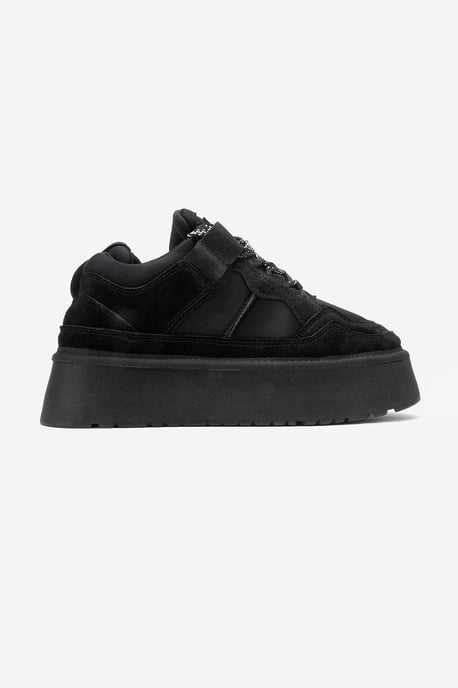 Riven Leren Platform Sneaker Dames - Image 6