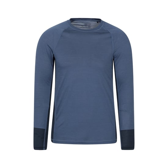Mountain Warehouse Basislaag heren-Top met lange mouwen (Marine) - Image 1