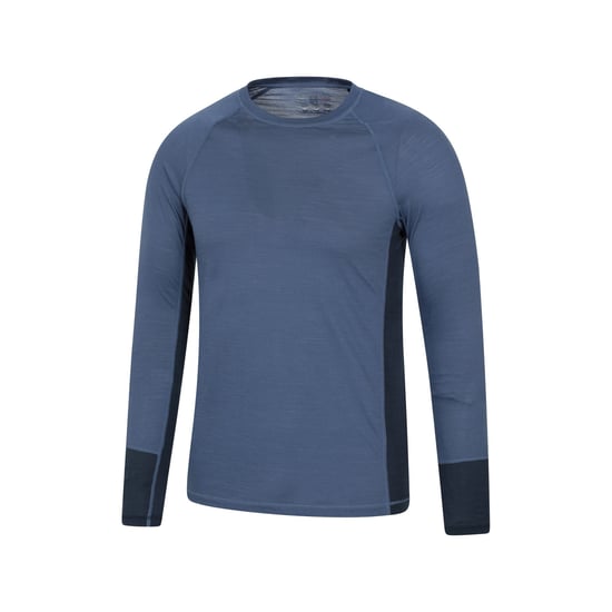 Mountain Warehouse Basislaag heren-Top met lange mouwen (Marine) - Image 3
