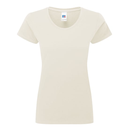Russell Dames/Dames Authentiek Klassiek T-Shirt (Natuurlijk) - Image 1