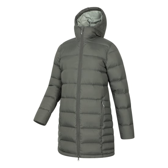 Mountain Warehouse Dames Stratus Extreme Opvouwbare Lange Donsjas (Khaki Groen) - Image 3