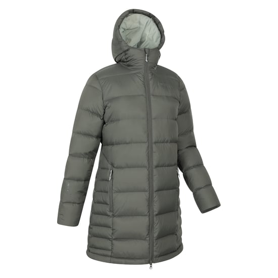 Mountain Warehouse Dames Stratus Extreme Opvouwbare Lange Donsjas (Khaki Groen) - Image 4