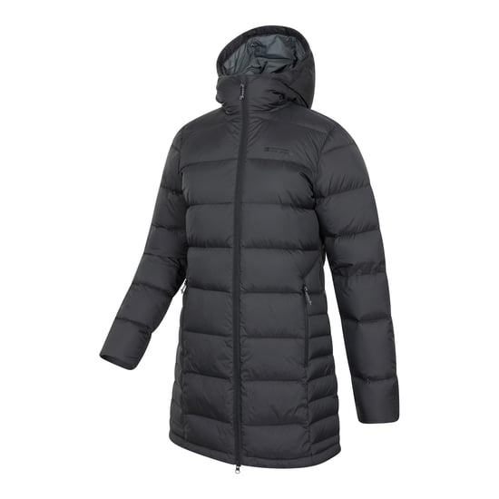 Mountain Warehouse Dames Stratus Extreme Opvouwbare Lange Donsjack (Zwart) - Image 3