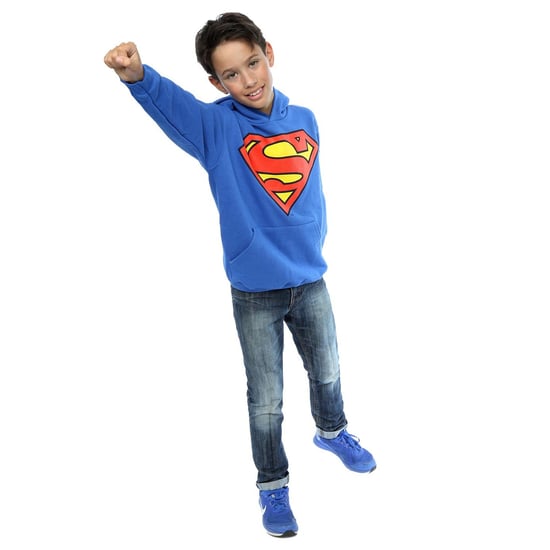 DC Comics Jongens Superman Logo Hoodie (Koningsblauw) - Image 4