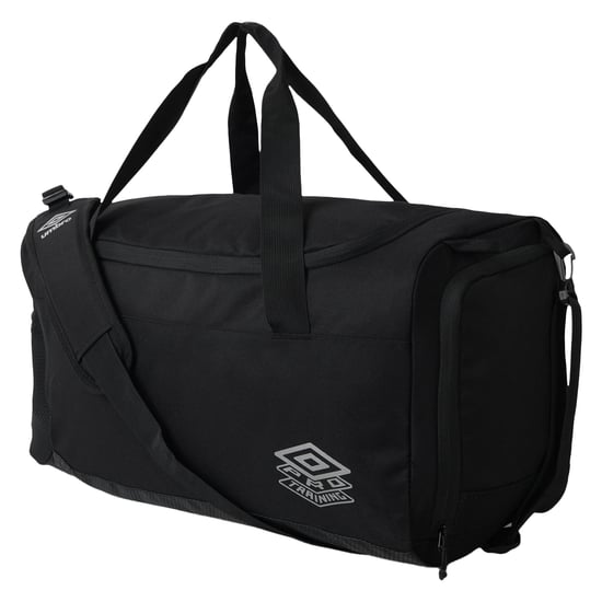 Umbro Pro Training Elite Duffeltas (Zwart/Zilver) - Image 3