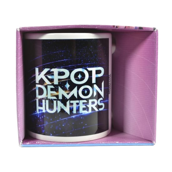 K-Pop Demon Hunters Logo Mug (White/Blue) - Image 3
