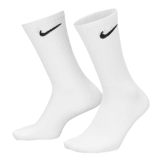Nike Unisex Adult Lightweight Everyday Crew Socks (Pack of 3) (White/Grey/Black) - Image 4