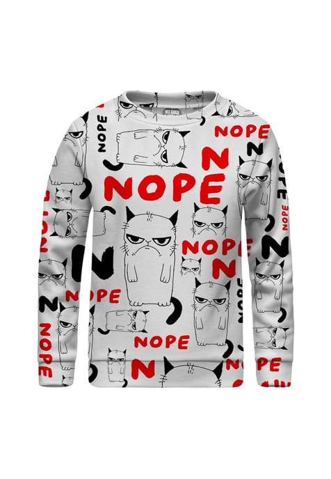 "Grumpy Nope" Sweatshirt - Image 1