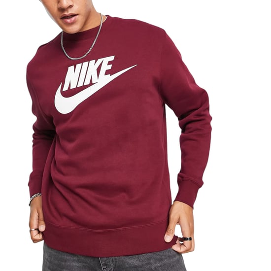 NIKE DQ4912 Mens Sweatshirt Sportswear Club Fleece Crew Neck Pullover Jumper New - Image 6