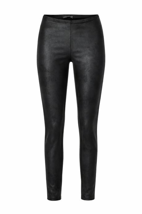 Slim-fit broek met imitatieleerlook - Image 1