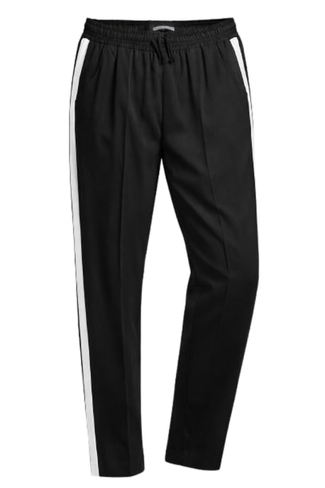 Zwarte joggingbroek met zijstreep – moderne, stijlvolle casual pasvorm - Image 1
