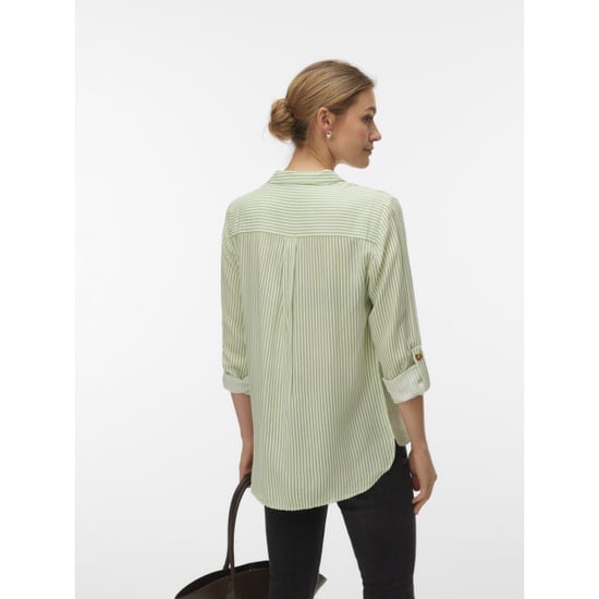 Vero Moda vmbumpy l/s shirt new wvn noos 10275283 mistletoe stripes - Image 3