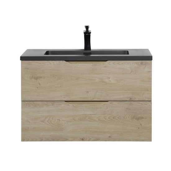 Badplaats Badkamermeubel set cairo 80 x 48 cm kastanje badmeubel met - Image 2
