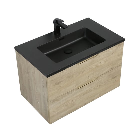 Badplaats Badkamermeubel set cairo 80 x 48 cm kastanje badmeubel met - Image 4
