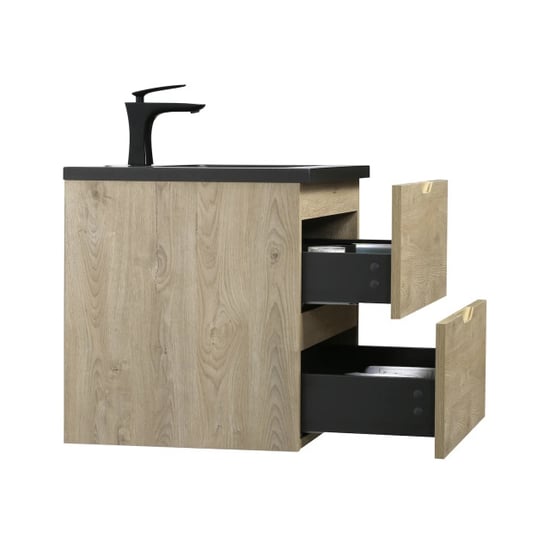 Badplaats Badkamermeubel set cairo 80 x 48 cm kastanje badmeubel met - Image 5