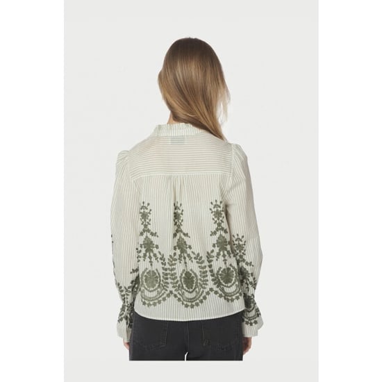 Neo Noir amara stripe emb 1633 723 dusty green - Image 5