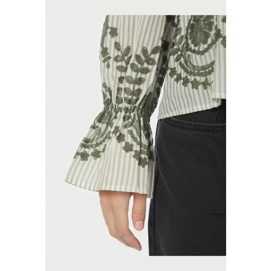 Neo Noir amara stripe emb 1633 723 dusty green - Image 6