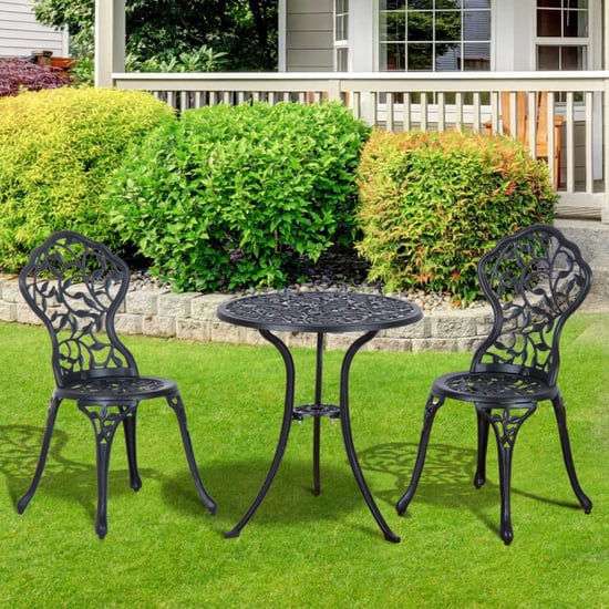 4goodz Outsunny bistroset voor 2 personen klassieke balkonmeubelset - Image 5