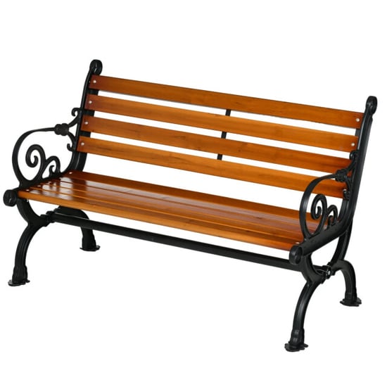 4goodz Tuinbank klassiek 2-personen max. 240 kg met rugleuning van hout - Image 5