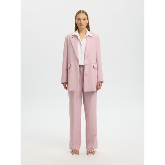 Selected Femme slwrita mw wide pant mel noos 16094206 bleached mauve - Image 5