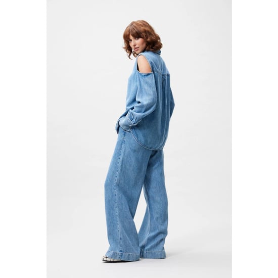 Catwalk Junkie 2601021609 open shoulder denim blouse - Image 3