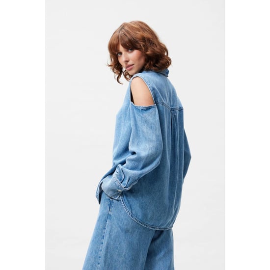 Catwalk Junkie 2601021609 open shoulder denim blouse - Image 4