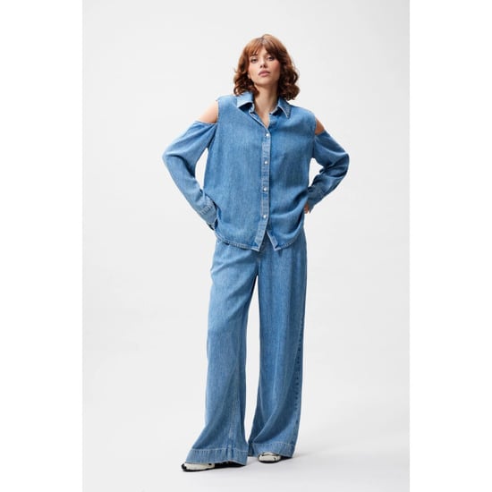 Catwalk Junkie 2601021609 open shoulder denim blouse - Image 5
