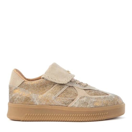 Babouche Ira sneakers gold beige lage sneakers dames - Image 1