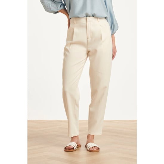 Smashed Lemon Elegante pantalon met plooi en hoge taille | - Image 6