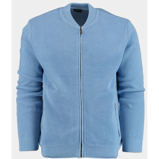 Innocente Vest heren met structuur en zakken 304/8147 light blue - Image 1