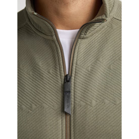 Petrol Industries men sweater collar zip m-1060-swc333 6134 dusty army - Image 2