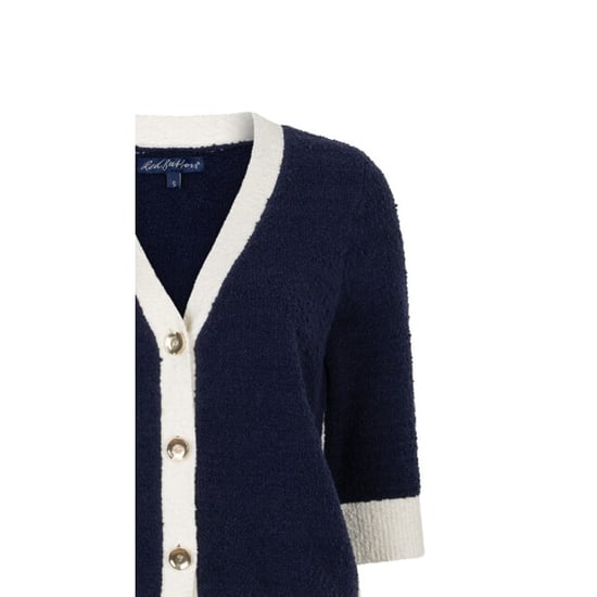 Red Button Popcorn vest d.blau - Image 3