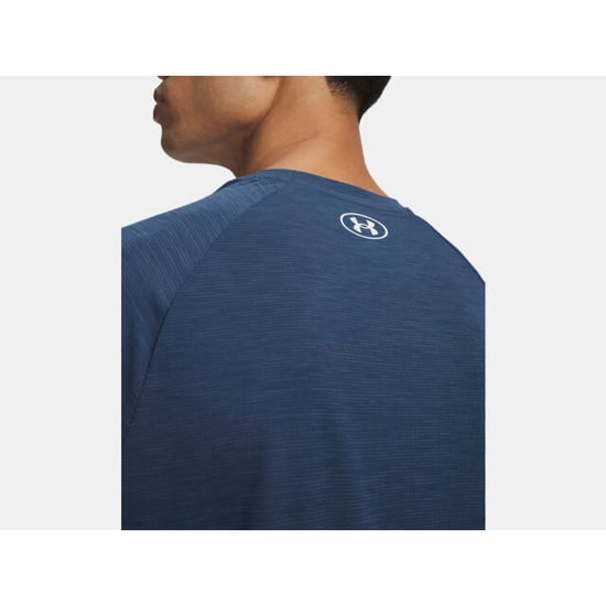 Under Armour ua tech textured ss-blu training t-shirt korte mouw heren - - Image 3