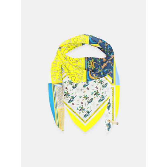 Mucho Gusto ® sjaal st. tropez palm ketting patchwork - Image 1