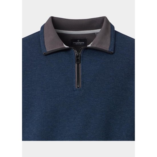 Casamoda Sweat halfzip sweattroyer 126360010/146 - Image 4