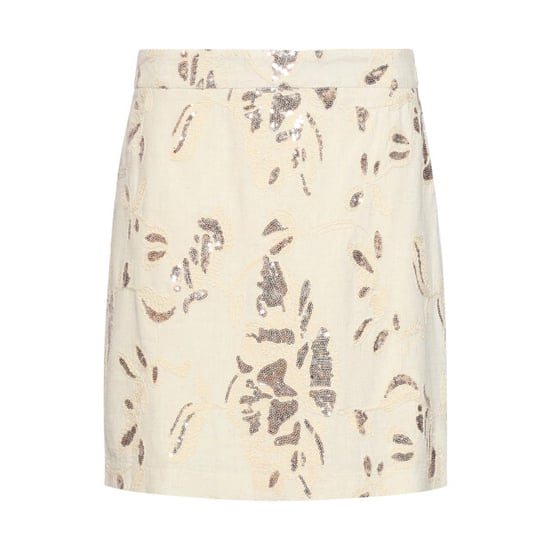 Smashed Lemon Feestelijke mini-rok met glitterende lovertjes print | - Image 6