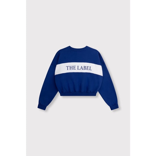 Alix The Label Logo tape sweater kobalt - Image 4