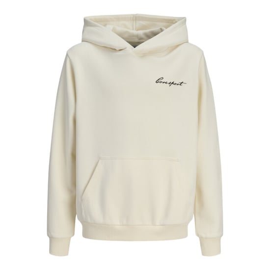 Jack & Jones Jcodust script sweat hood sa26 jnr ecru - Image 1