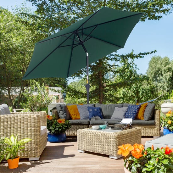 4goodz Outsunny knikparasol met draaihendel aluminium - - Image 3