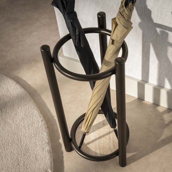 Hoyz paraplubak luno rond drift brown - Image 3